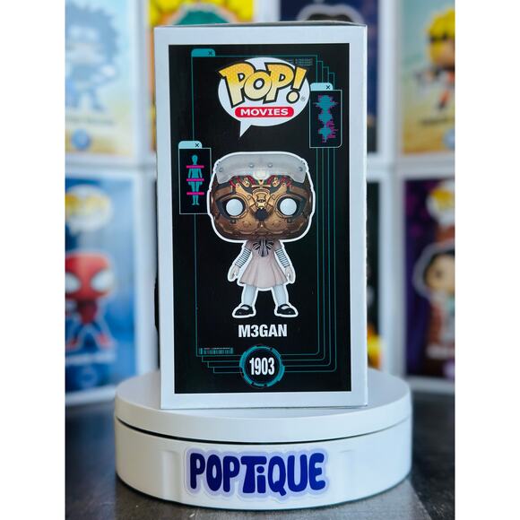 M3GAN Metallic Funko Pop! #1903 - Entertainment Earth Exclusive - Picture 4 of 6